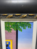 Striped Sofa Over Central Park by Dale Huebner; Signed