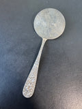 Stieff Repousse Floral Embossed Sterling Silver Hot Cake Server