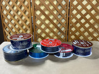B- Blue Tone Ribbon Lot, 6 rolls