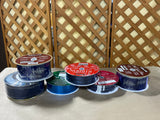 B- Blue Tone Ribbon Lot, 6 rolls