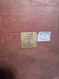 Bombay Company Mahogany Wooden Inlaid Letter Box