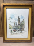 Big Ben Print by Jan Korthals; Signed (AS IS)