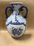 Blue And White Vase Style Wall Pocket - Maitland - Smith LTD