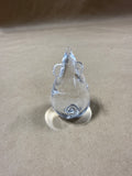 (A) Glass Mouse Paper Weight