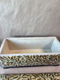 Leafy Ornate Chest With Dome Shaped Lid