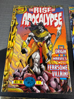 (F) Lot of 4 Marvel The Rise of the Apocalypse Complete Set Comics