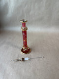 Ruby Red And Gold Egyptian Style Perfume Bottle (B)