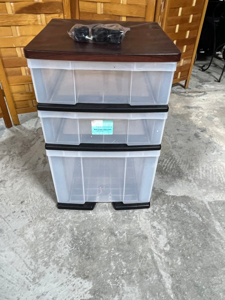 Plastic Storage Drawers with Casters