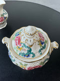 (B) Royal Doulton England The Majesty Collection Floradora Creamer & Sugar Bowl