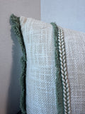 Devi Designs Bohemian Embellished Rectangular Throw Pillow