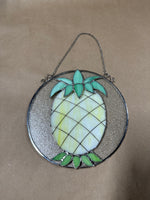 Small Round Pineapple Window Suncatcher