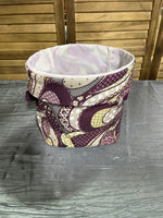 Thirty One Round Tote, purple tones (B)