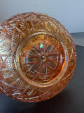 (E) Imperial Glass Vintage Marigold Carnival Glass Hattie Bowl