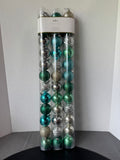 Coastal Collection Set of 36 Shatterproof Ornaments