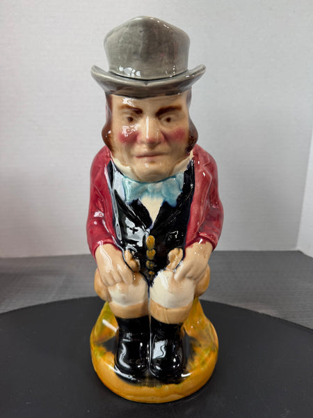 (A) Sarreguemines France Large John Bull Toby Jug Pitcher