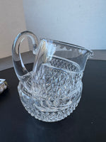 (I) Waterford Crystal Alana Creamer & Open Sugar Bowl