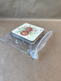 Lenox Williamsburg Apples Corkback Coasters - Set Of 4 - (B)