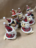 (A)Lot Of Pier 1 Straw Dog Ornaments — 7 Ornaments