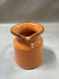 (E) Ceramic Orange Turino Pitcher