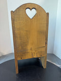 Hand Crafted Country Style Doll Wooden Wingback Chair