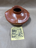 Mexican Red Clay Wavy Vase