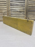Rustic/Distressed Wood Plank with Metal Star Hooks