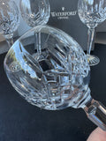 4-Piece Waterford Crystal Lismore Hock Wine Glasses in Box (B)