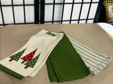 Set of 3 Christmas Themed Kitchen Towels, Tags Still On