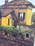 Golden Villa Print by Montserrat Masdeu