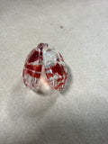 Mini Glass Scallop Shell With Pearl