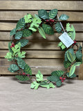 Metal Holiday Wreath