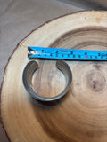 Wide Silver Cuff with Scrolling