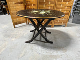 Antique Victorian Style Painted Folding Table