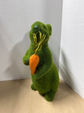 Heavy Weight Green Moss Bunny Holding Carrot