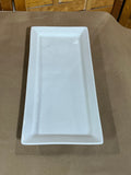 Strawberry Street White Ceramic Rectangle Platter/Plate