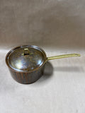 Paul Revere Copper And Brass Sauce Pan With Lid (A)