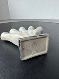 Colonial Williamsburg Salt Glazed 5 Finger Pottery Bud Vase (B)