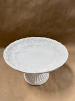 White Pedestal Candy Dish