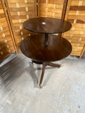 Harden Two Tier Drop Side Accent Table, On Casters