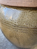 Sage Green Glazed Pottery Planter