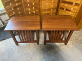 Mission Style Ends Tables, Set of 2/Pair