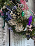 Bohemian Overloaded Vintage Style Faux Fir Wreath