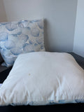 Pair of Seashell Embroidered Throw Pillows