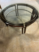 Round Glass Top Coffee Table