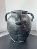 Pottery Barn Black Joshua Pottery Vase