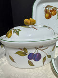4-Piece Royal Worcester England Evesham Vale Serving China Set