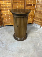 Drexel Round Pedestal Cabinet