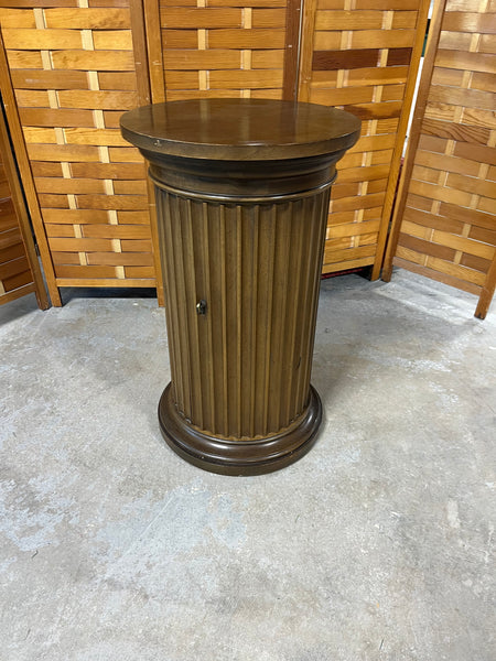Drexel Round Pedestal Cabinet