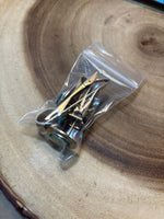 Gold/Green Cuff Link & Tie Pin Set