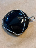 Wire Wrapped Agate Pendant